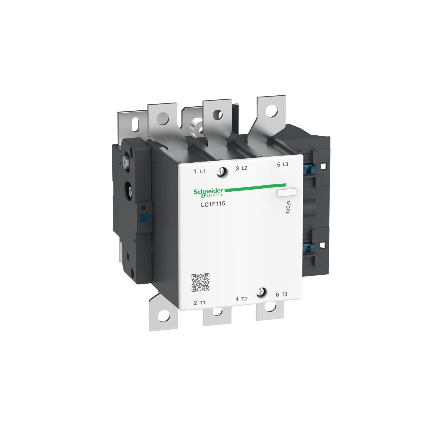 LC1F115M7.jpg کنتاکتور اشنایدر 115 آمپر 220 ولت با فرکانس 40 تا 400 هرتز - Image 1