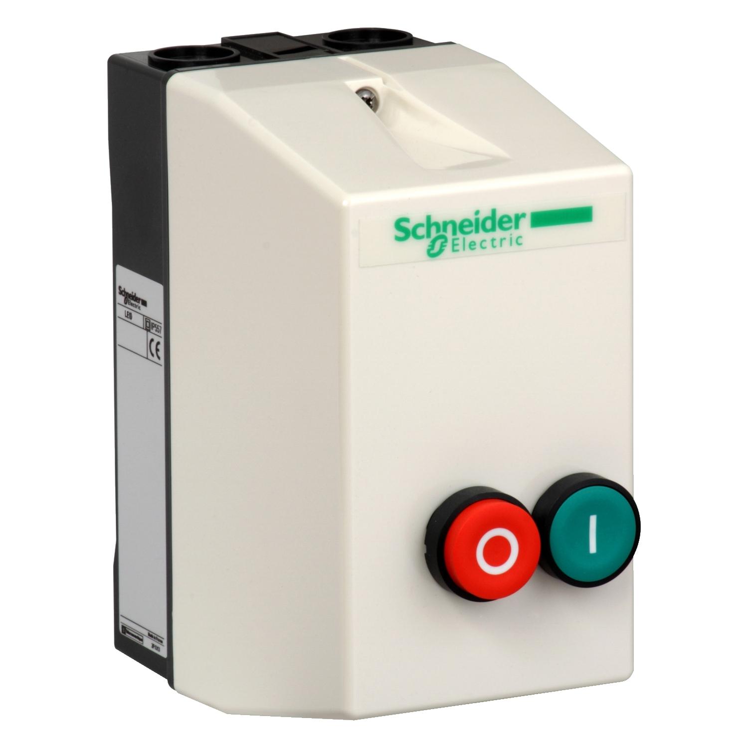 TeSys-LE-enclosed-DOL-starter-9-A-220-V-AC-coil.jpg استارتر موتور 9 آمپر اشنایدر الکتریک - Image 1