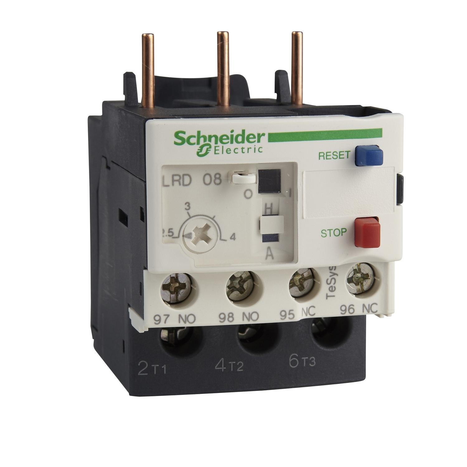 Thermal-overload-relay-TeSys-LRD-9.13-A-class-10A.jpg بيمتال 9 الی 13 آمپر - Image 1