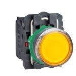 پوش باتن پلاستیکی اشنایدر الکتریک با LED داخلی 24 ولت AC و DC